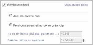 remb au creancier